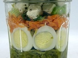 Salade en bocal