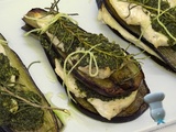 Saltimboccas de volaille à l'aubergine