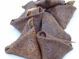 Samoussas de crêpes poire chocolat