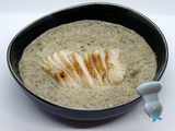 Soupe de champignons au poulet