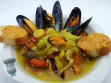 Soupe de moules façon bouillabaisse
