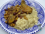 Tajine de poulet aux pois chiches