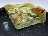 Tarte courgette Roquefort