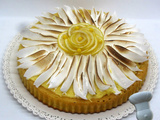 Tarte renversée au citron, comme une fleur