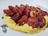 Tarte rustique aux prunes rouges