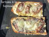 Tartines à la tapenade