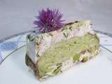 Terrine d'avocat au crabe