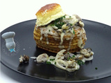 Vol-au-vent d'escargots au Riesling