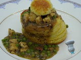 Vol au vent poulet petits pois