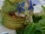 Vol-au-vent saumon aux poireaux et asperges