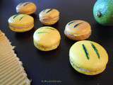 Macarons aux deux citrons et au basilic