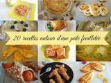 20 recettes avec une pâte feuilletée