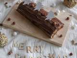 Bûche de Noël roulée à la pâte à tartiner