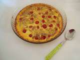 Clafoutis aux tomates cerises et au fromage