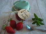 Confiture fraise / menthe