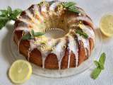 Couronne au citron et aux grains de chia