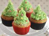 Cupcakes  sapins de Noël 