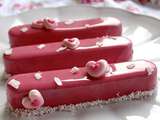 Entremets fruits rouges coco (Saint Valentin)