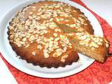 Gâteau au yaourt, miel et amandes