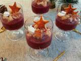 Mousse de betteraves et tartare de Saint-Jacques