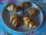 Petits croissants au jambon et au Raifort