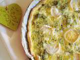 Quiche aux brocolis et aux deux fromages