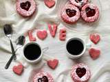 Sablés de la Saint Valentin aux Biscuits Roses