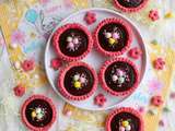 Tartelettes de Pâques au chocolat et Biscuits Roses