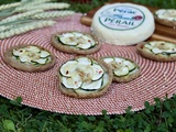 Tartelettes rustiques au sarrasin, courgettes et Pérail Lou Pérac