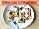 Tartines express au fromage de chèvre