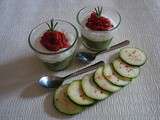 Tiramisu de courgettes et tomates