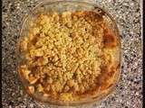 Crumble aux pommes/poires