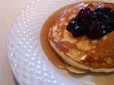 Pancakes au babeurre, confiture maison minute