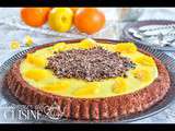 Tarte genoise chocolat orange par amour de cuisine