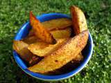 Potato wedges maison au four (vegan)