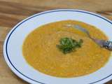 Soupe pois chiches carottes tomates