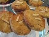 Biscuits tahini et amandes