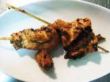 Poulet satay en tapas