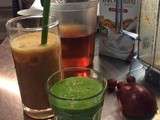 Smoothies: le vert et le rouge