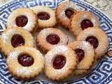 Biscuits à la confiture de fraises