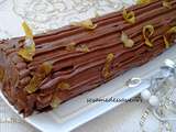 Bûche citron chocolat