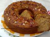 Cake aux carottes, noix et amandes