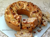 Cake aux pommes et raisins secs