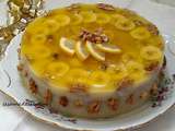 Entremets aux noix, citron banane