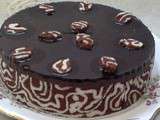 Entremets chocolat café amandes