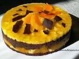 Entremets orange chocolat