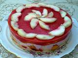 Entremets pêche nectarine