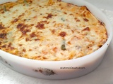 Gratin de macaroni aux légumes et viande