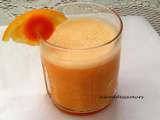 Jus d'orange, carotte et banane