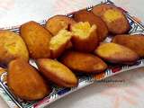 Madeleines orange semoule